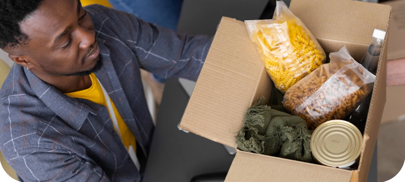 Fourniture de biens alimentaires